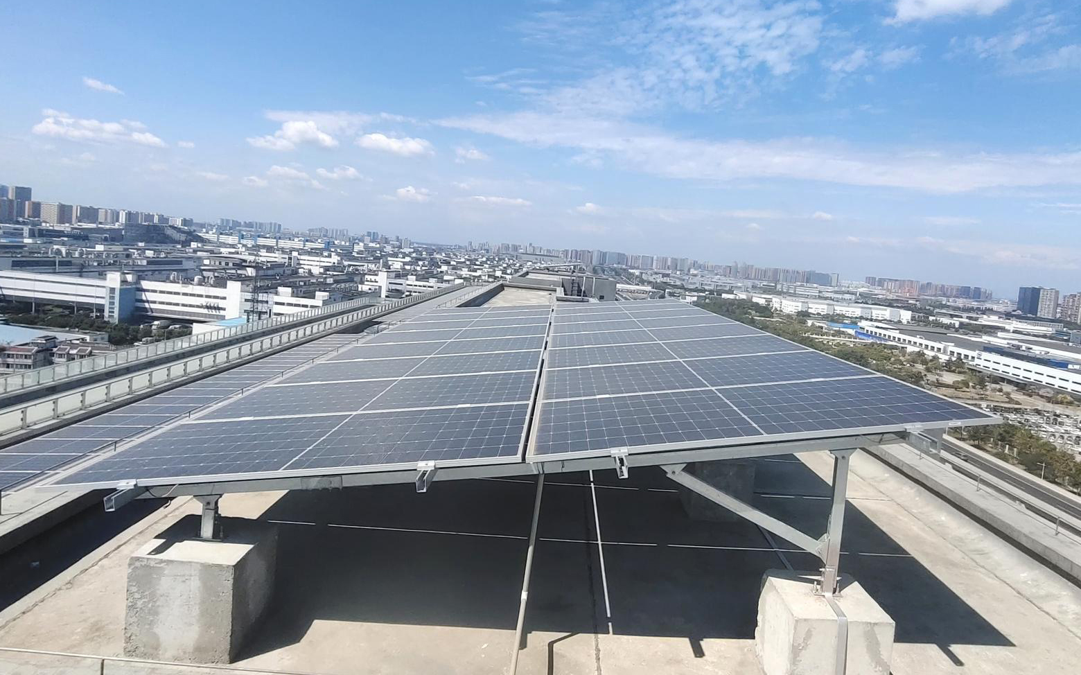 Photovoltaic Bracket System for Flat Rooftop